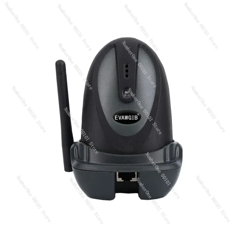 Barcode Scanner 433MHz Wireless Handheld 1D CCD Reader With Charging Base Holder Warehouse Barcode Reader