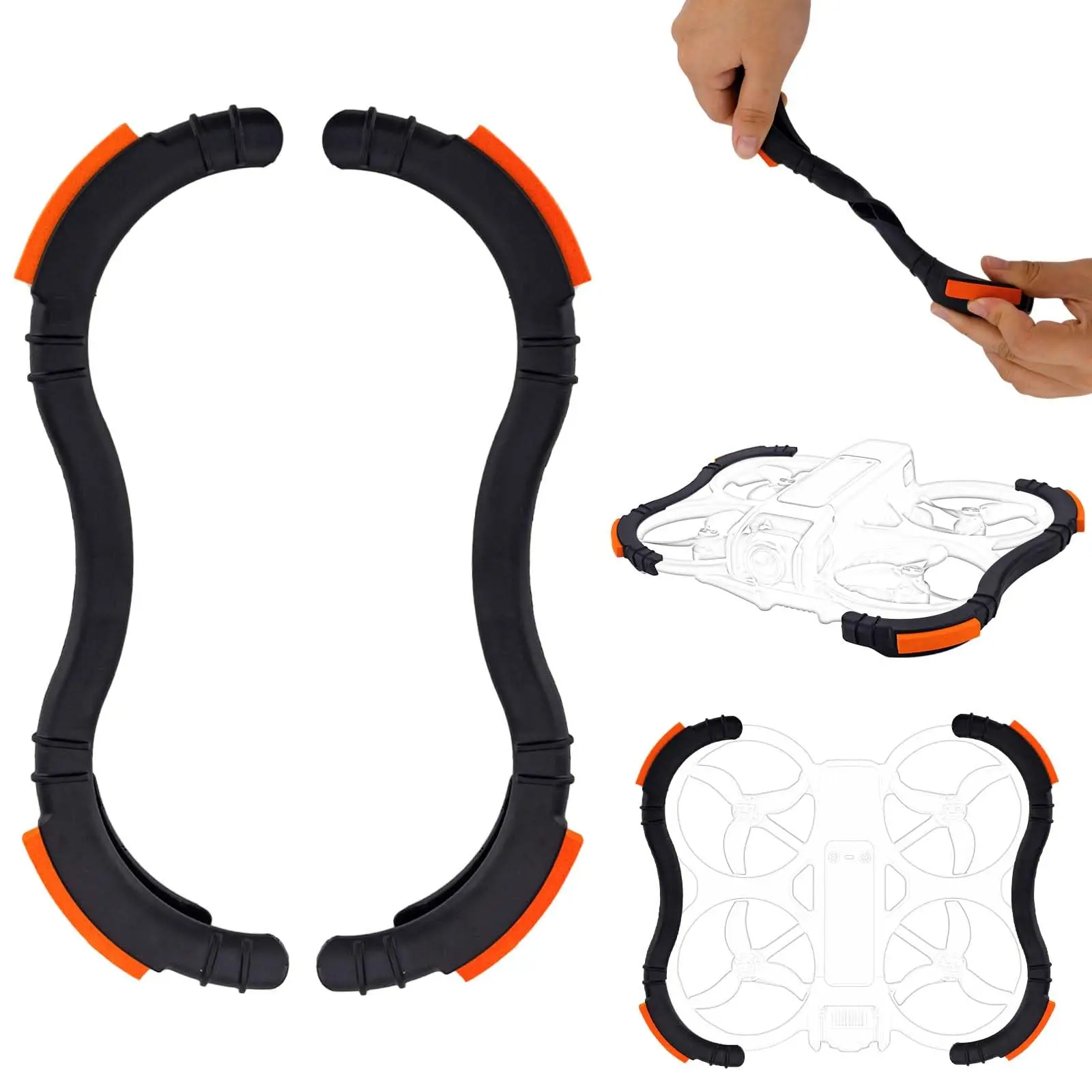 

Propeller Guard Bumper for DJI AVATA 2 Protection Cover Crash Proof Frame Set Anti Collision Ring FPV Drone Safety Accessories