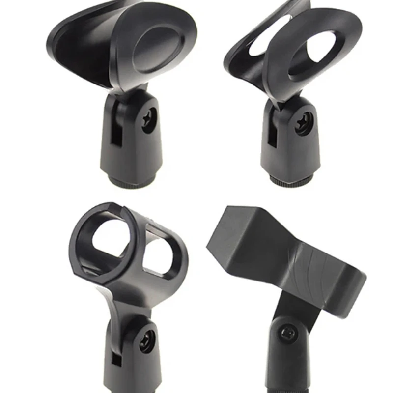Novo Suporte de Microfone Portátil Multifuncional Prático para Uso em Palco, Clipe Ajustável Rotativo e Durável