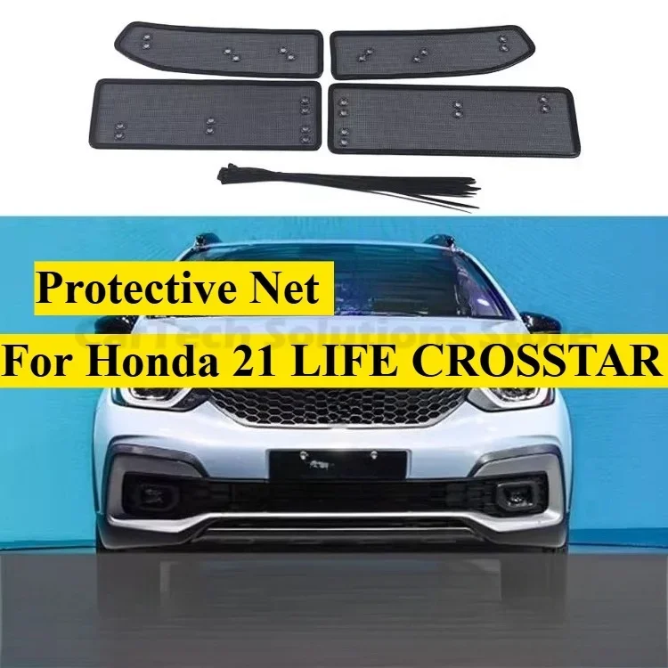 For Honda 21 LIFE CROSSTAR Car Water Tank Grille Protective Net, Condenser Anti-Dust Net