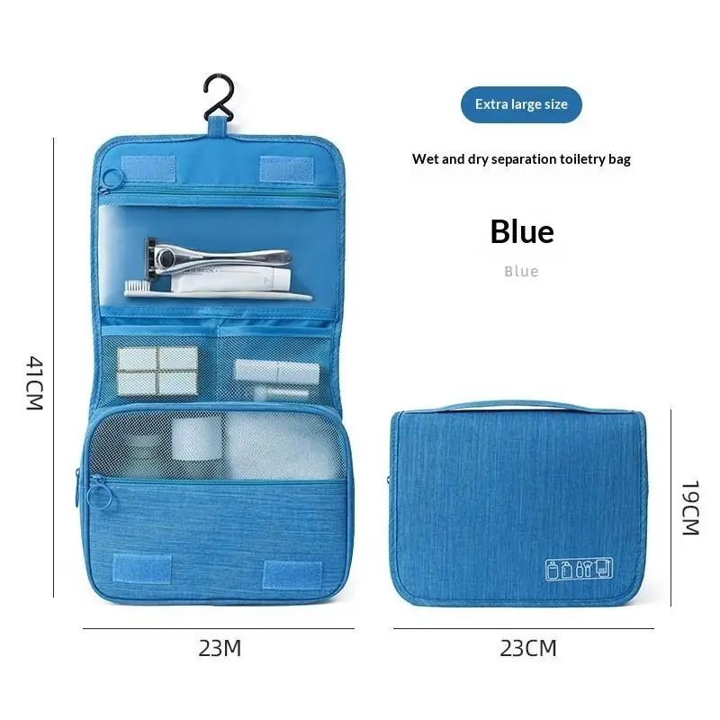 Portable Storage Bag Men Business Bag Toiletries Organizer Women Cosmetic Bag Waterproof Hanging Wash Pouch