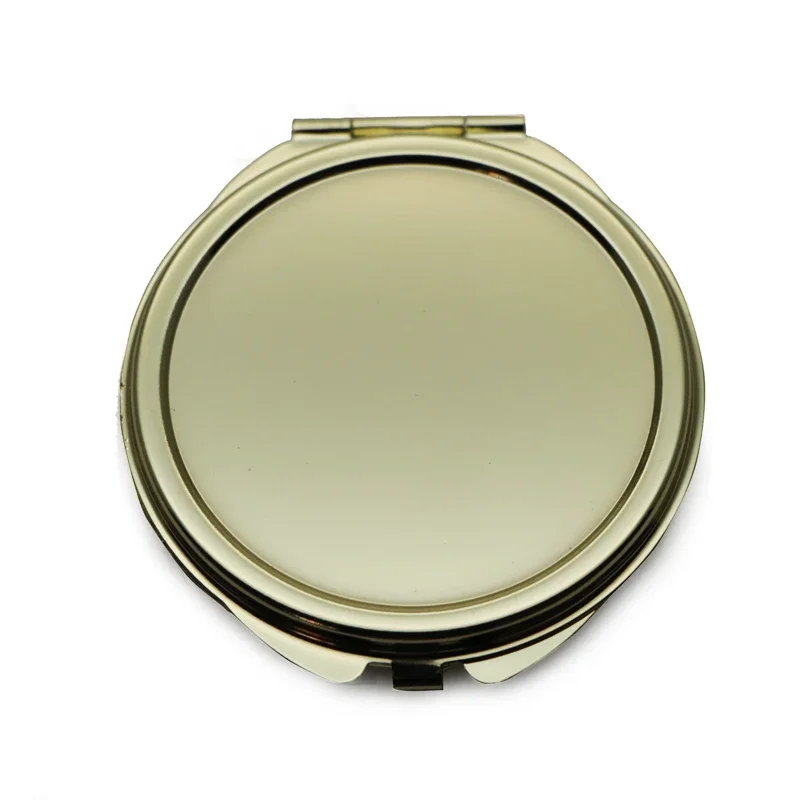 Round Gold Compact Makeup Mirror  Pretty Compact Mirror Pretty Ladies Handbag Mirrors #18032-2