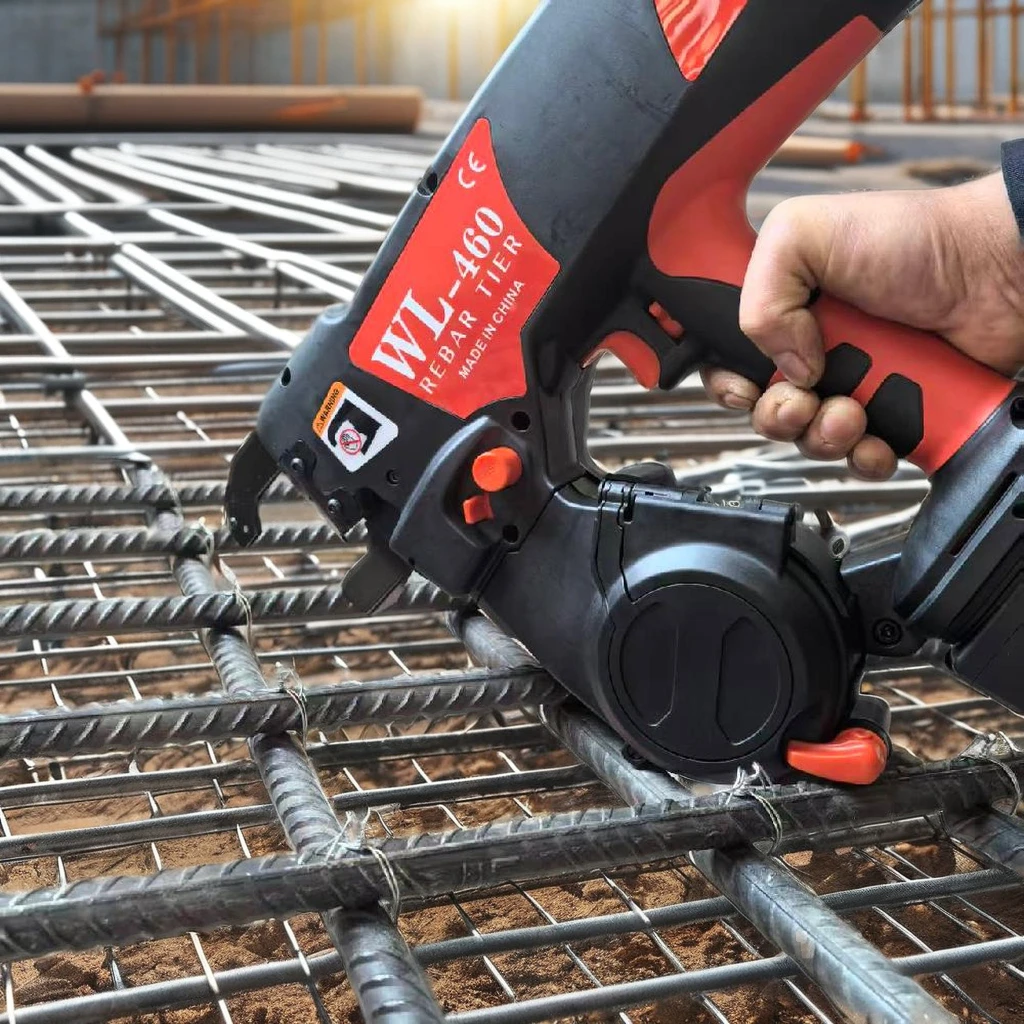 Automatic Rebar Tie Electric Cordless Wire Twister Tool OEM DIY Up To 66MM With 19Ga Wire RB443T