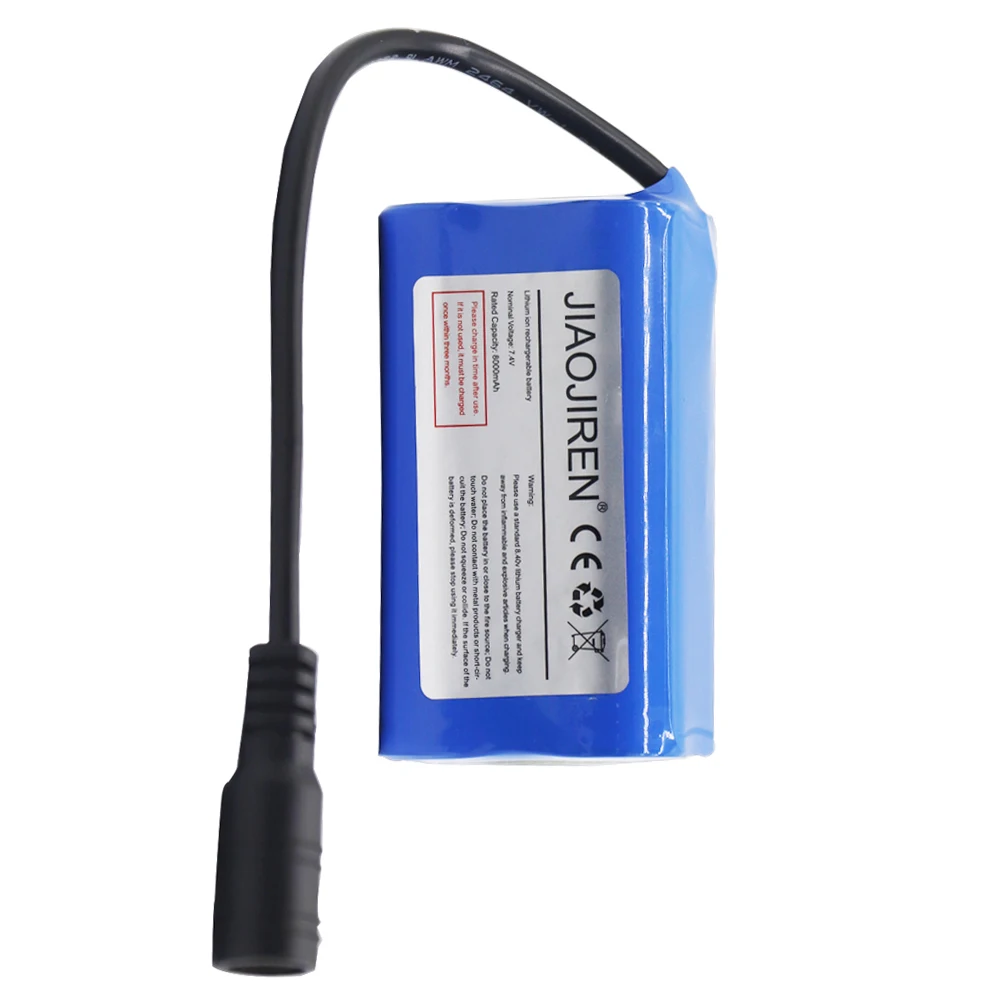 7.4V 8000mah 18650 batteria lipo per T188 T888 2011-5 TH88 CF18 C18 T008 2.4G telecomando barca da pesca pezzi di ricambio 2S batteria