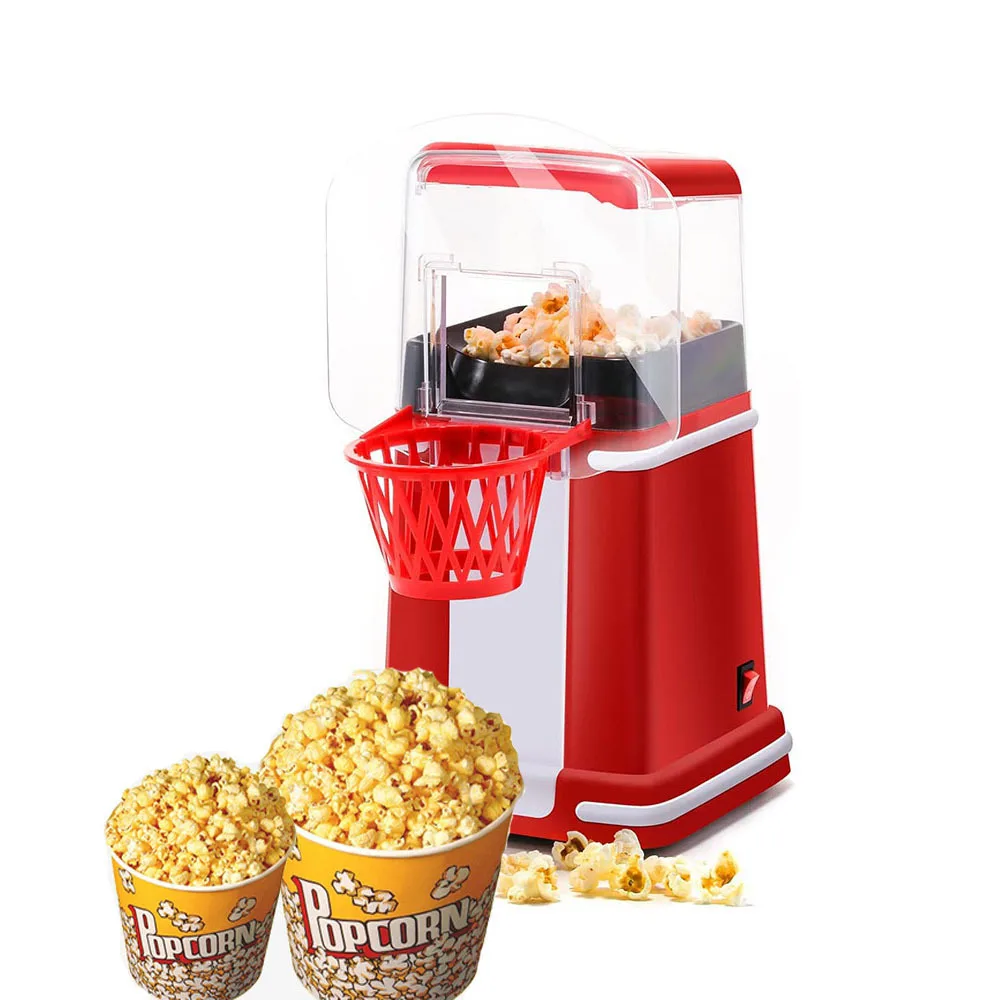 Popcorn Maker 1P Automatic Mini Small Electric Heating Home Healthy Oil-free Children Homemade Snacks Corn Machine