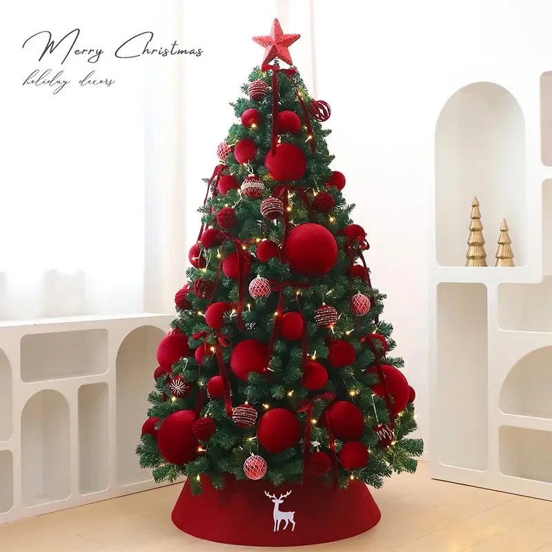 For New Christmas Tree Set Large Indoor Outdoor Atmosphere Decoration Holiday Decor