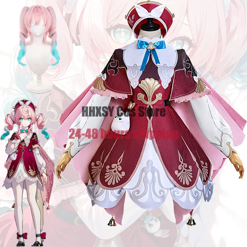 

Honkai Star Rail Hyacinthia Cosplay Costume Hyacinthia Honkai Cosplay Wig Shoes Outfits Halloween Carnival Role Play Uniform