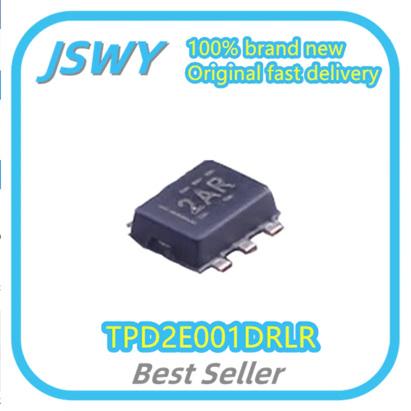

(10/50pcs) TPD2E001DRLR TPD2E001 Silkscreen 2AR SOT-553 IC IC Original Genuine Electronics