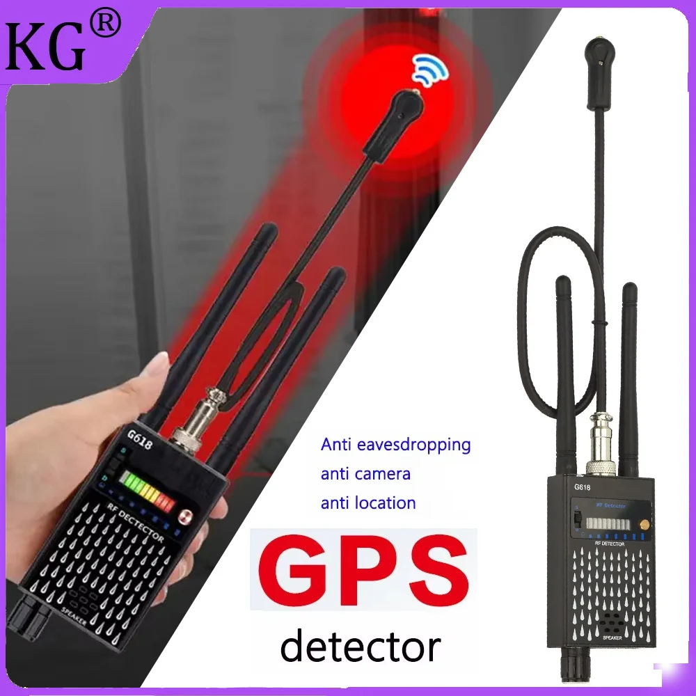 Высокочувствительный антишпионский GPS-трекер, детектор Wi-Fi-камер, детектор радиочастотных сигналов, сканер для обнаружения шпионских устройств и GPS-трекеров.