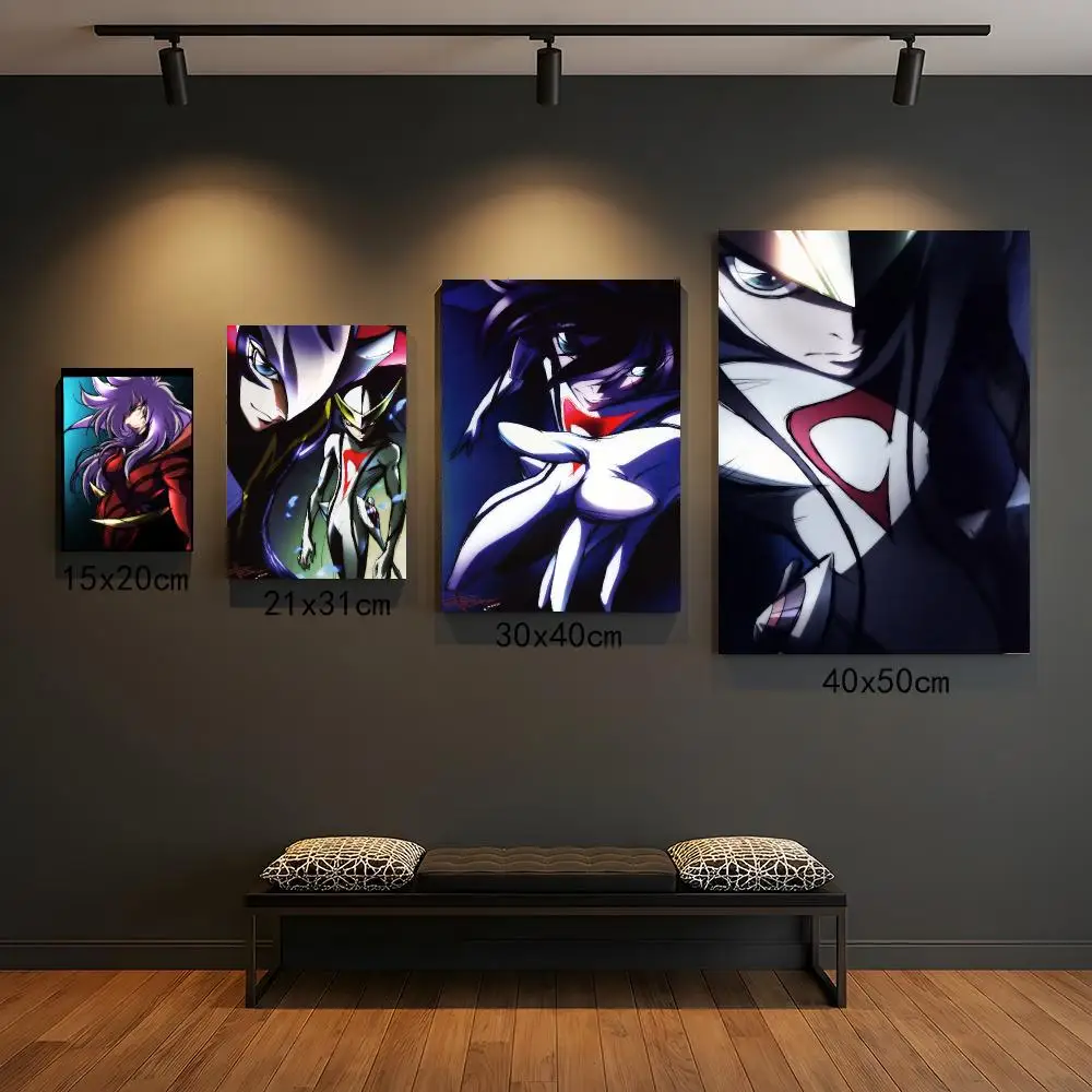 anime C-Casshern Sins-S Poster Peel and Stick Wall Art for Cafe Office Bar and Home Decoration