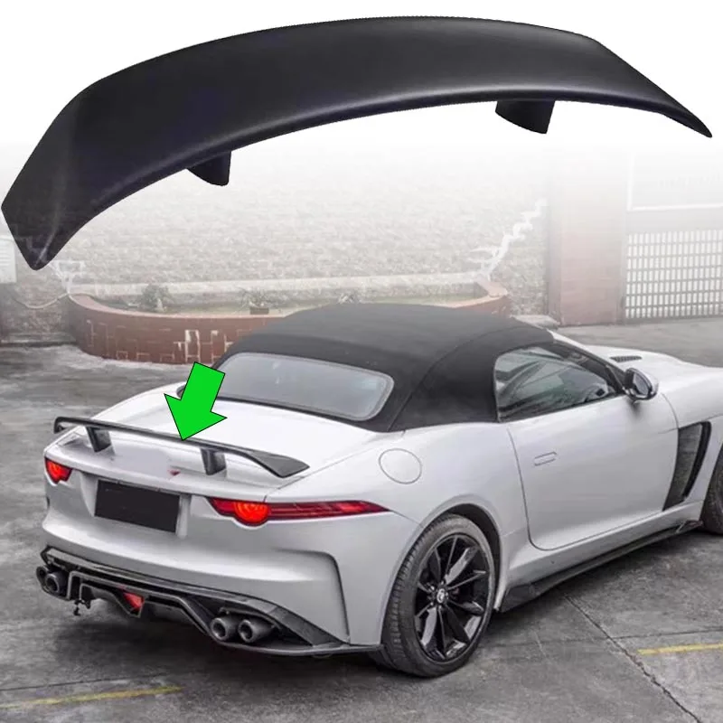 Hot Sale For 2013-2019 Jaguar F-Type Rear Spoiler Wing Aero Car Styling Exterior Trunk Accessories Popular Upgrade Trending