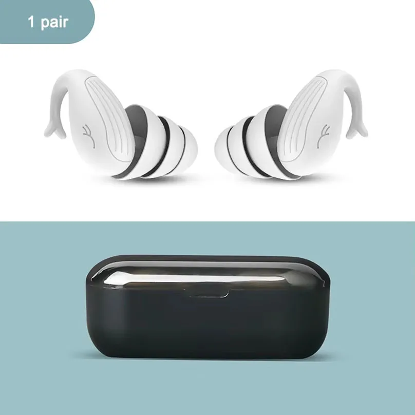 

1 Pair Sleeping Ear Plugs Tapones Oido Dormir Ear Plug Noise Reduction Zatyczki Do Uszu Silicone Bouchons Oreilles Earplugs