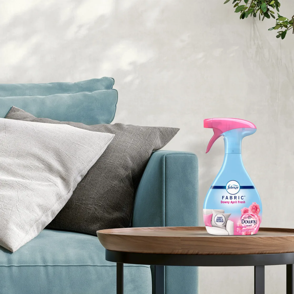 Febreze Fabric Spray Air Freshener, Odor-Fighting Fabric Refresher, Downy April Fresh, 23.6 fl oz