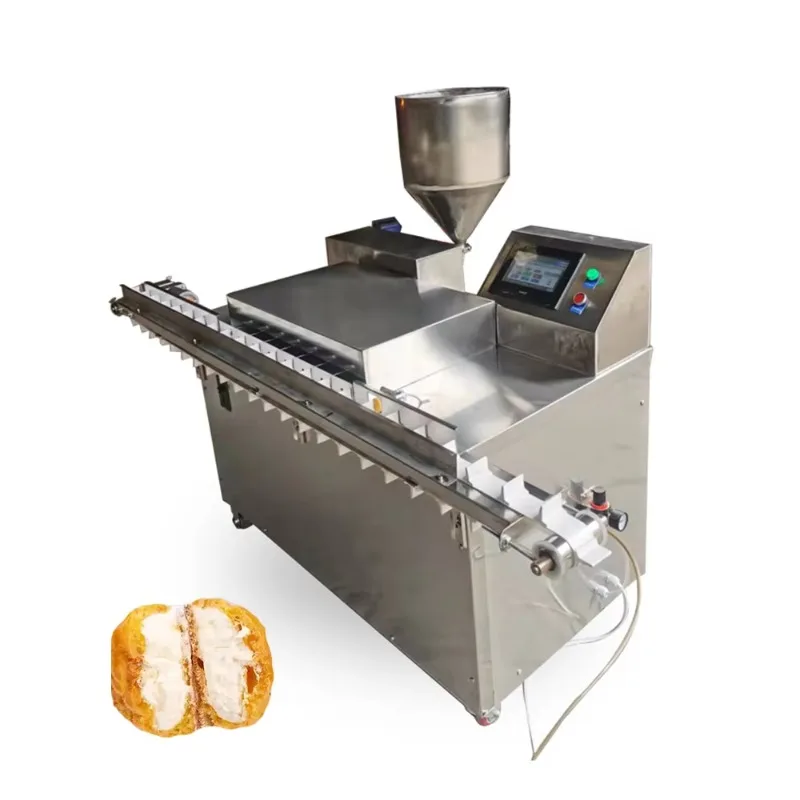 Commercial Automatic Bread Cream Filler for Stuffed Cake and Bread Making Machine Custom