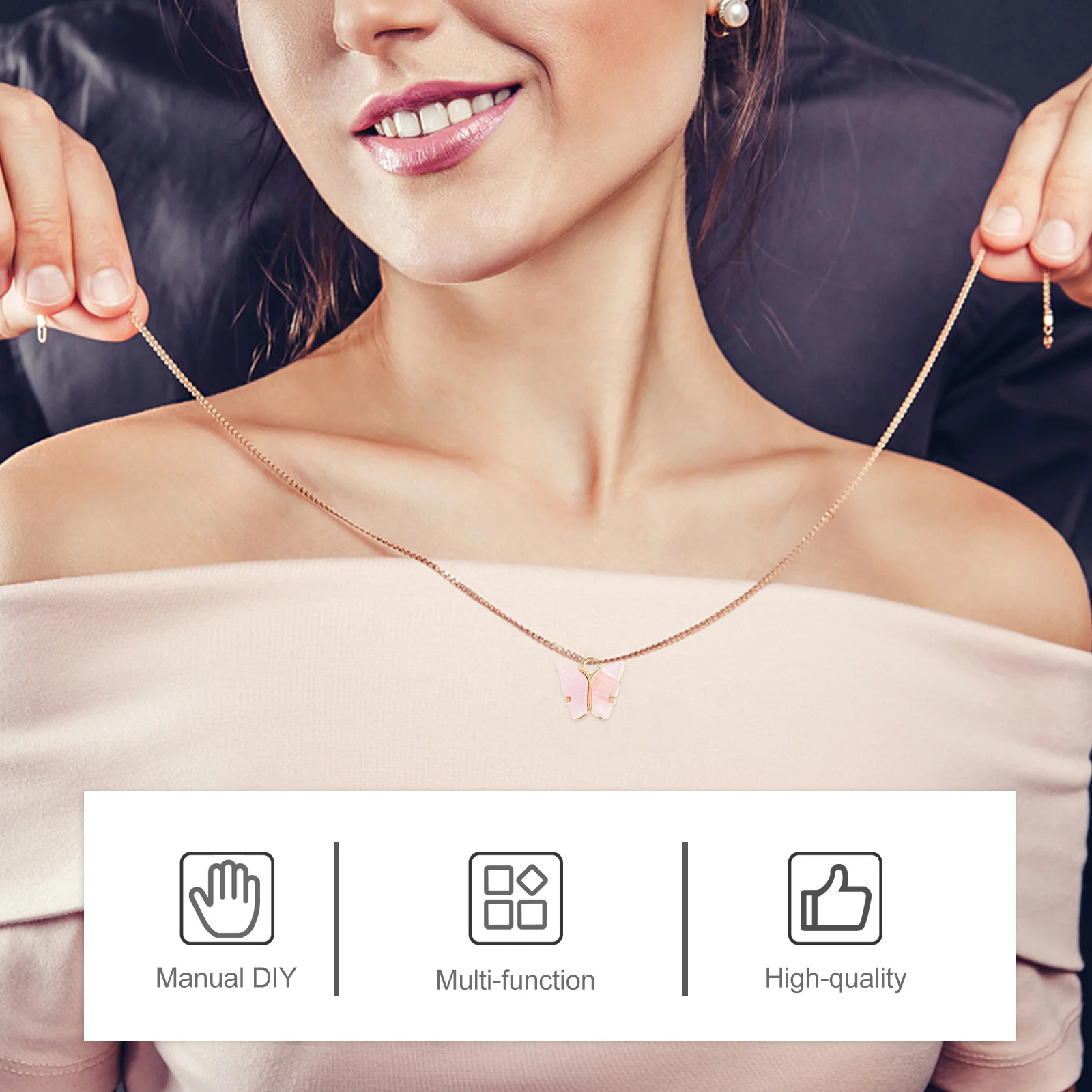 

80 шт., подвески в виде бабочек, красочные акриловые полуфабрики, аксессуары для самостоятельного изготовления ювелирных изделий, подвеска в виде бабочек