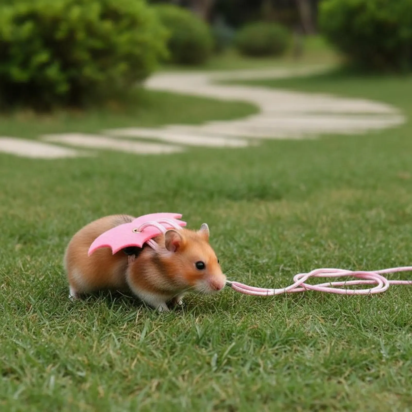 Hamster Leash and Harness Anti-Flee Hamster Strolling Leash Sweet Soarer Strolling Vest Lightweight Flying Extension Pet Harness