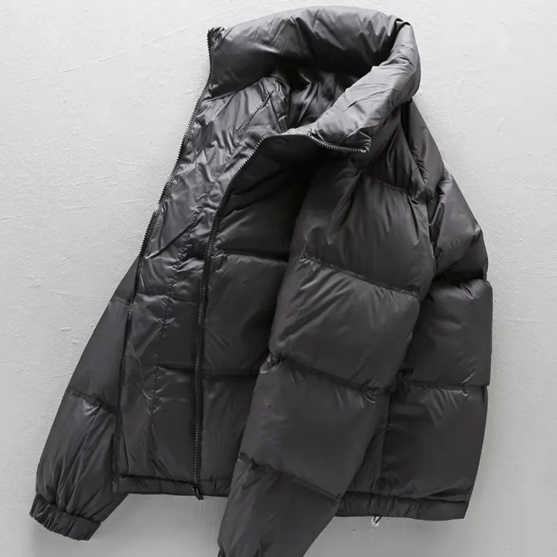 

Шикарная зимняя стеганая куртка, однобортная пуховая куртка с длинными рукавами, стеганые хлопковые пальто, женская теплая короткая уличная одежда для поездок на работу