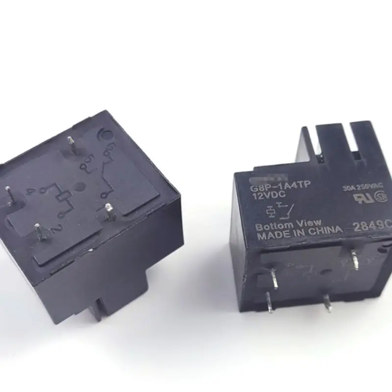 

Free shipping 10PCS G8P-1A4TP-12VDC Relay 4PIN 2 Inserts 30A