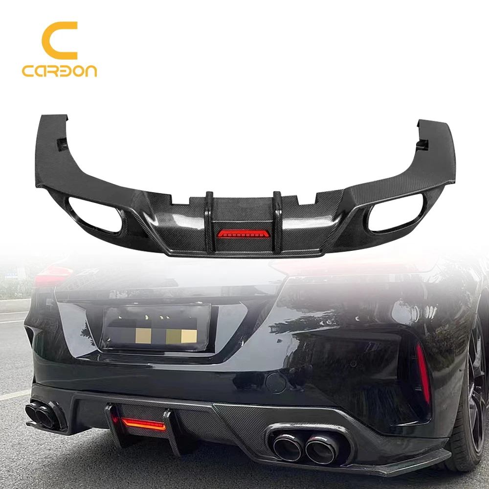 

Real Carbon Fiber Rear Bumper Diffuser Splitter With Led For BMW Z Series Z4 G29 2019+