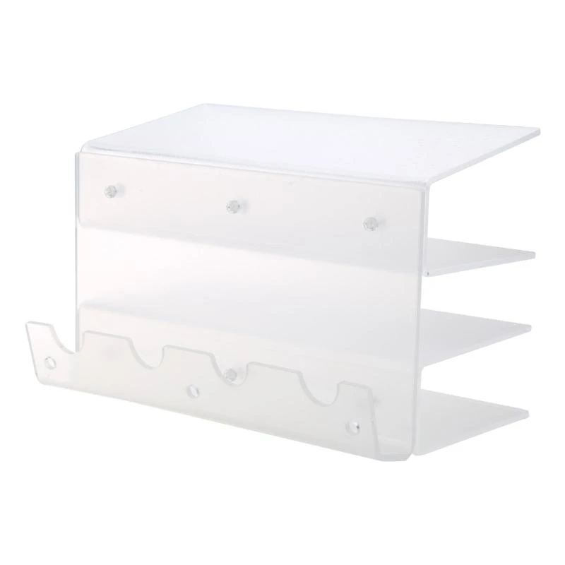 Stylish Acrylic Keyboard Mous Organize 3-Tier Keyboards Stand Organize Bracket E65A