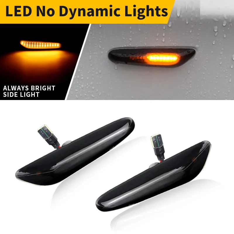 

2Pcs Led Side Marker Lights For BMW E82 E81 E88 E46 E90 E91 E92 E93 E60 E61 X3 X1 12V LED Light Side Indicator Turn Signal Lamp