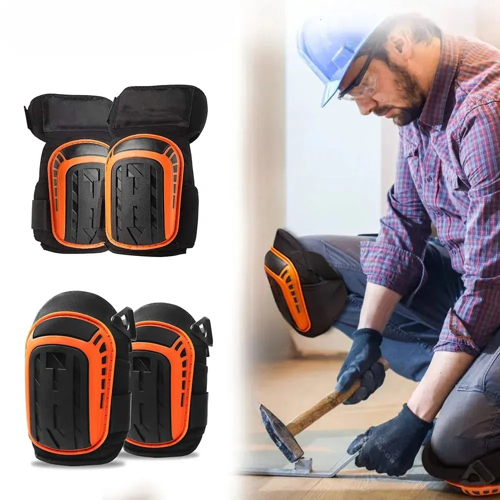 

Профессиональные гелевые наколенники для работы, прочная подушка из пенопласта EVA с регулируемыми ремнями, комфортная защита для сада и безопасности