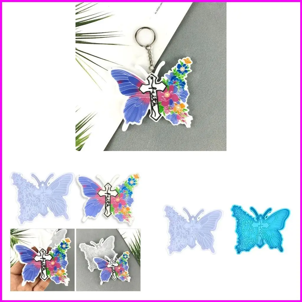 

Butterfly-Resin Mold Silicone Keychain Mold Pendant Epoxy Casting Mould
