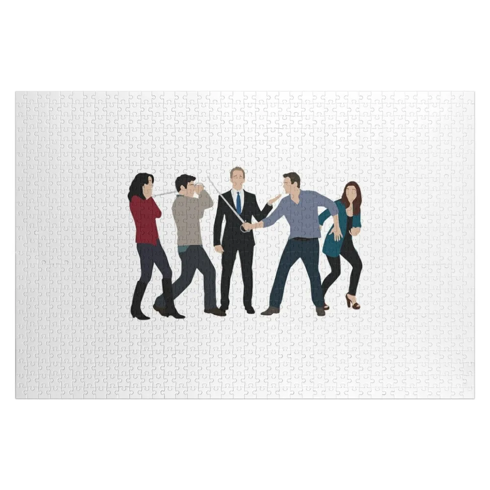 How I met your mother Jigsaw Puzzle Diorama Accessories Photo Personalized Gifts Personalized Child Gift Adult Wooden Puzzle