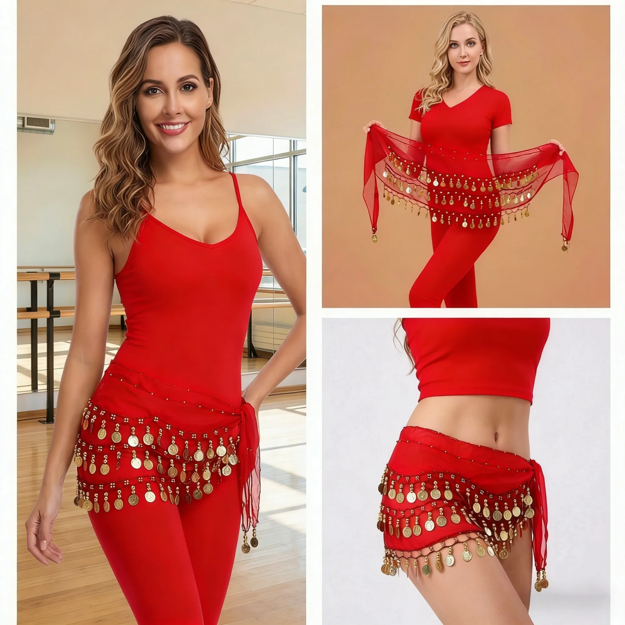 

Lady's Waist chain、Belly Dance Hip Scarf、body chain、Belts' chains、Decorative belt、Dance belt、Fringe Waist Chain
