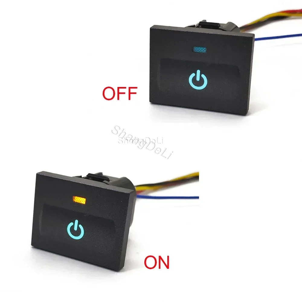 Car LED DRL Light Packing Radar Power on Off Camera Mirror Heating Exhaust Switch Button for Ford Focus 2 Mk2 2009 2010 2011