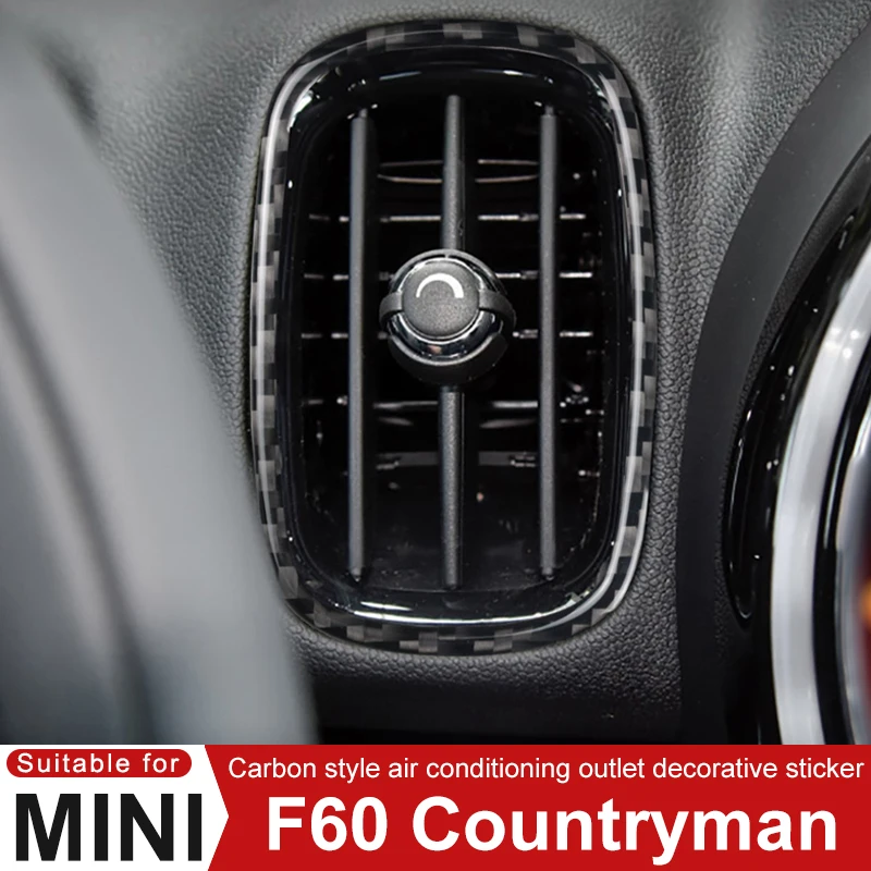 

Для MINI Cooper S JCW F60 Countryman автомобильная вентиляционная панель декоративная наклейка эпоксидное покрытие аксессуары для модификации интерьера