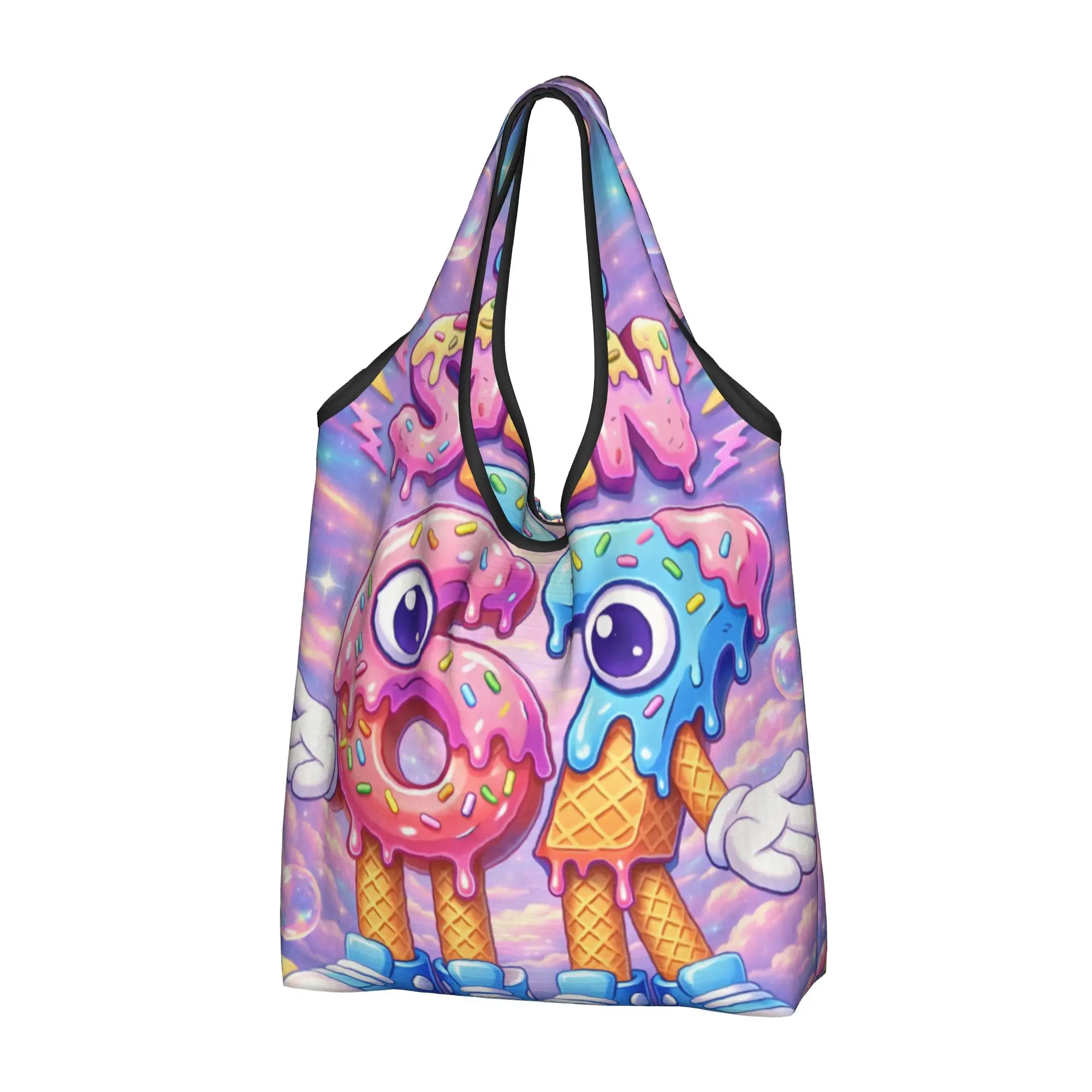 Custom Six Seven 67 Shopping Bags Women Portable Big Capacity Groceries Japan Tote Shopper Bags