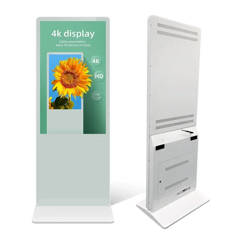 CHKJ supermarket shopping mall advertising display touch screen lcd kiosk video player digital signage standing vertical indoor