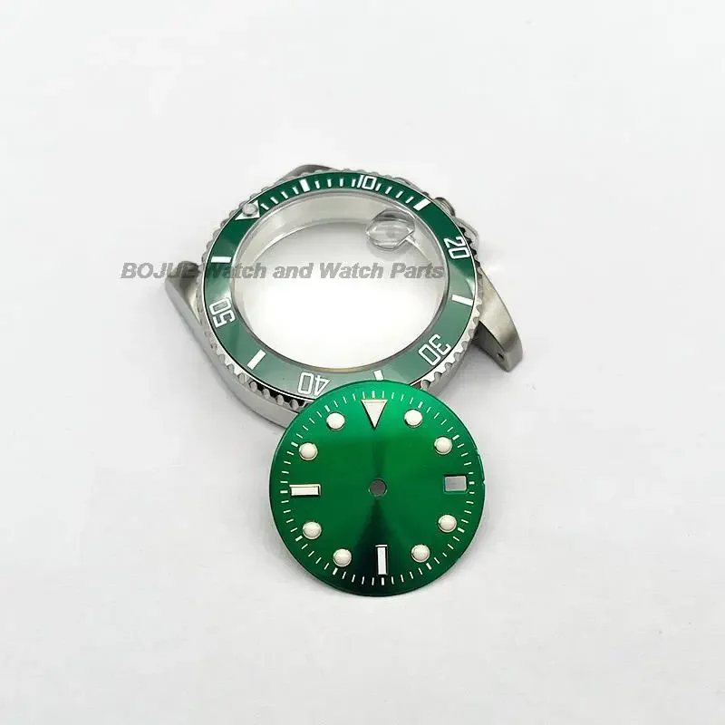 40mm Watch Case 20mm Watchband Strap 29mm Dial MOD Parts 316L Stainless Steel Accessories for SUB nh35 nh36 Movement Waterproof