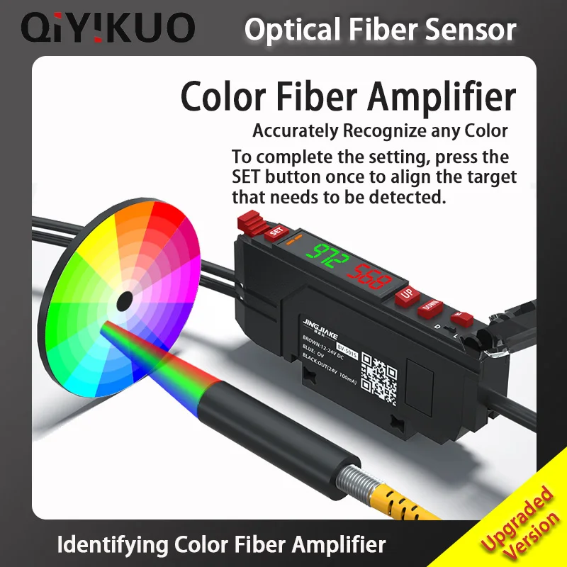 Optical Fiber Sensor Color Recognition Optic Amplifier BV-501S Code Photoelectric E3X-CA11 Sorting And Positioning Induction RGB