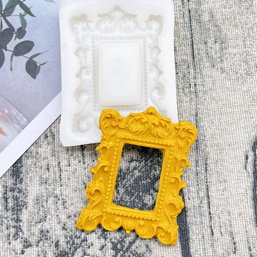 Photo Frame Silicone Sugarcraft Mold Resin Tools Cupcake Baking Mould Fondant Cake Decorating Tools