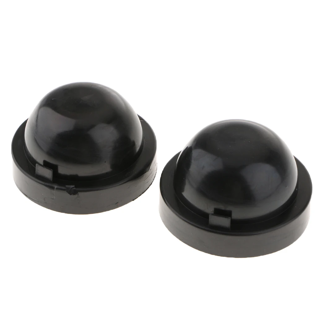 1 Pair Car LED Headlight Light Seal Covers Waterproof Housing Cap 100mm