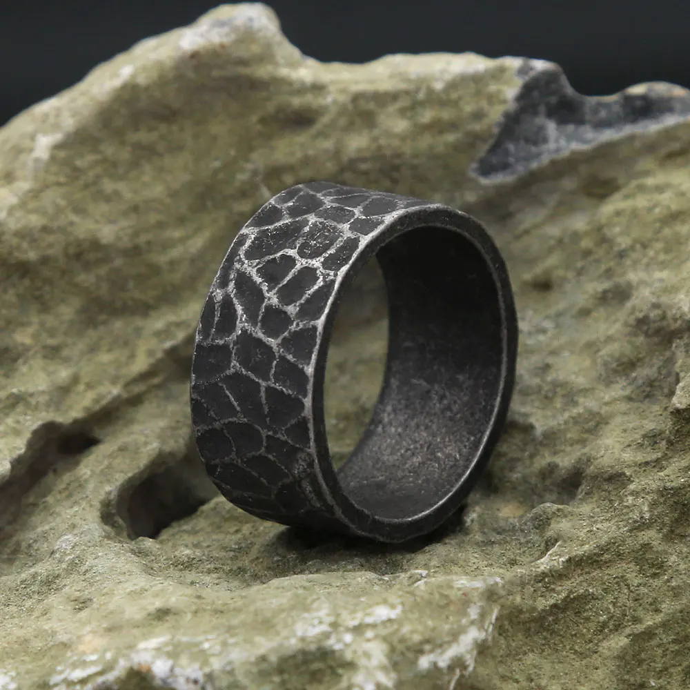 Vintage Unique Stainless Steel Cross Rings For Man Women Punk Hip Hop Fashion Simple Biker Ring Amulet Jewelry Gift Dropshipping