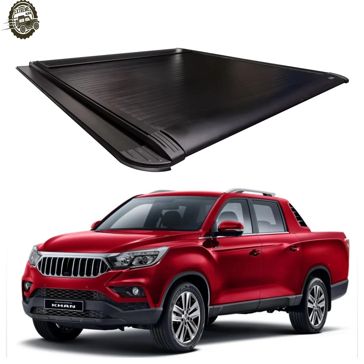 

SSangyong Musso N-Lock Tailbox Waterproof Aluminum Alloy Electric Retractable Tonneau Cover Manual Roller Anti-Pressure