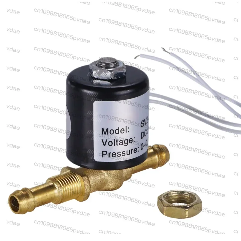 Tool Parts SVZ-2.2  AC DC 24V 36V 220V 2 Position 2 Way Argon Arc Welding Machine Solenoid Valve Lock Nut