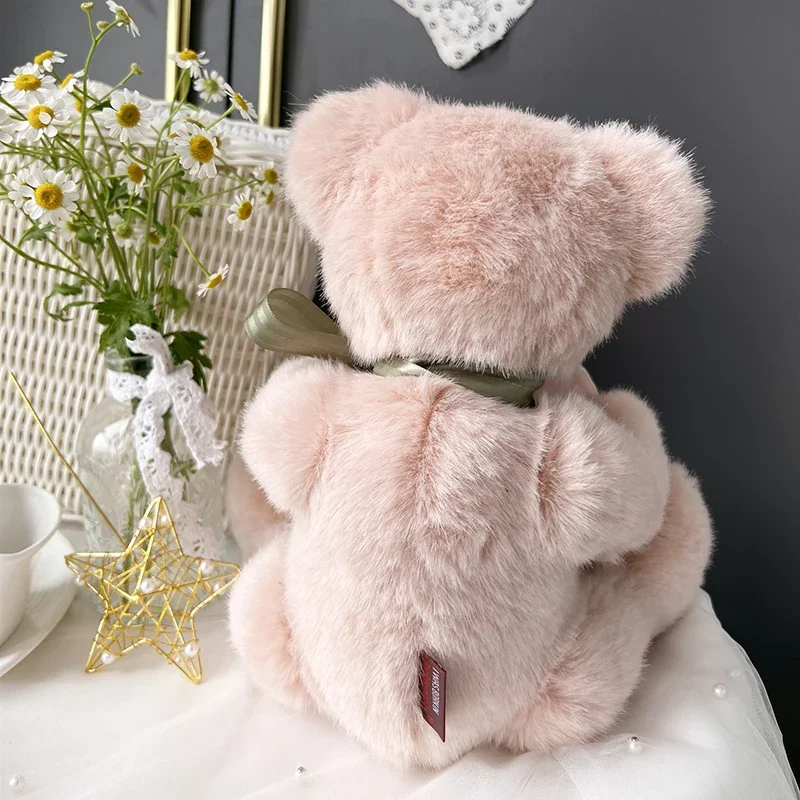 Pluche teddybeer pluche knuffels met Memorial Day of Love pluche gezamenlijke teddybeer pop kinderspeelgoed meisje geschenken schattig huisdecor