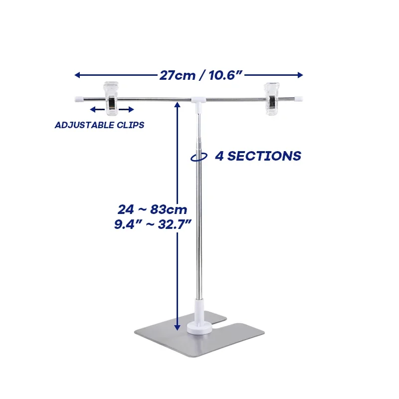 TENWISH-Tabletop Backdrop Stand, Backgound Suporte para Estúdio Fotográfico, Cena de Vídeo, Cartaz Titular, Billboard Display Rack