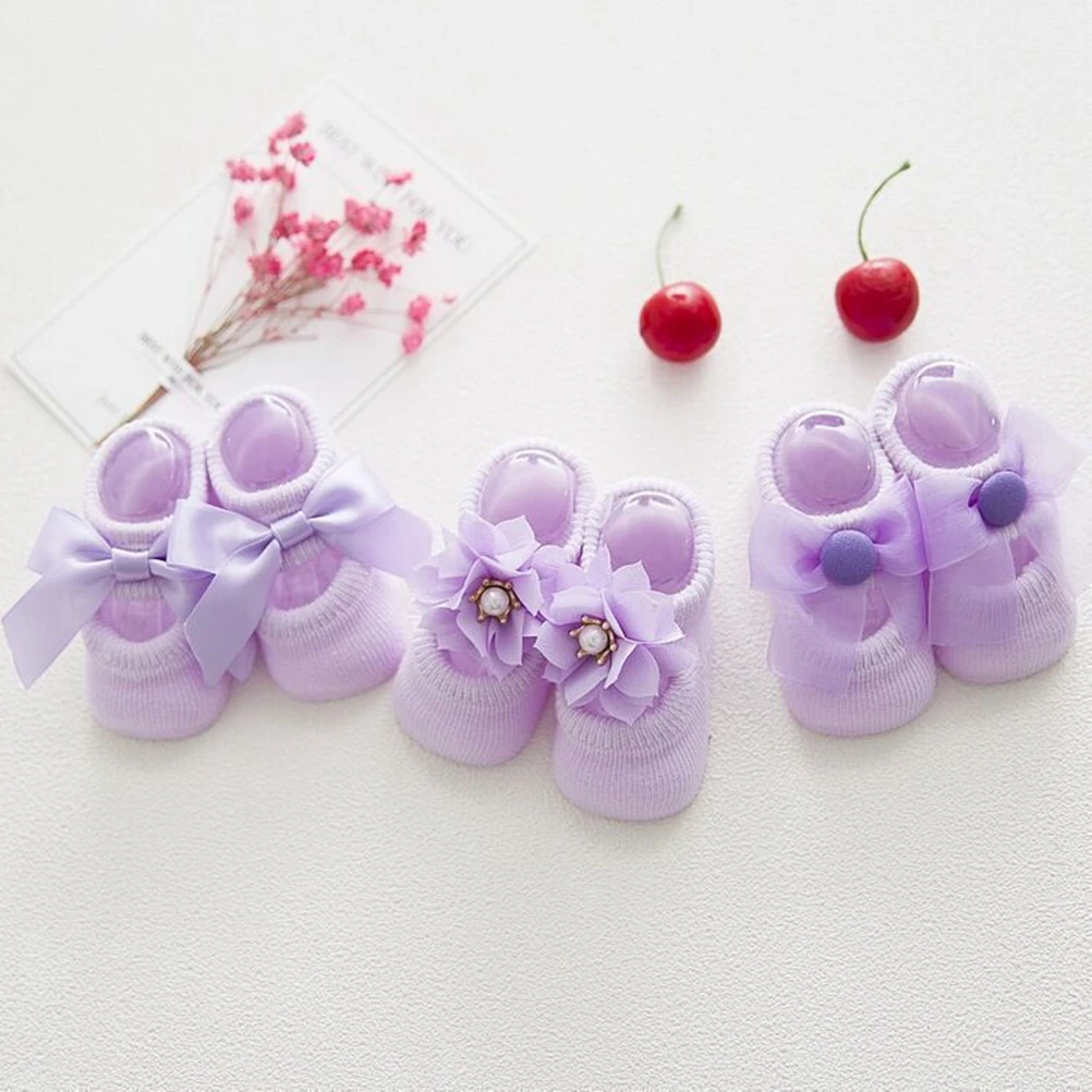 

Non-Slip Baby 0-36 Months Soft Cotton Breathable Walking Socks for Kids Spring Autumn Girl Boy Socks