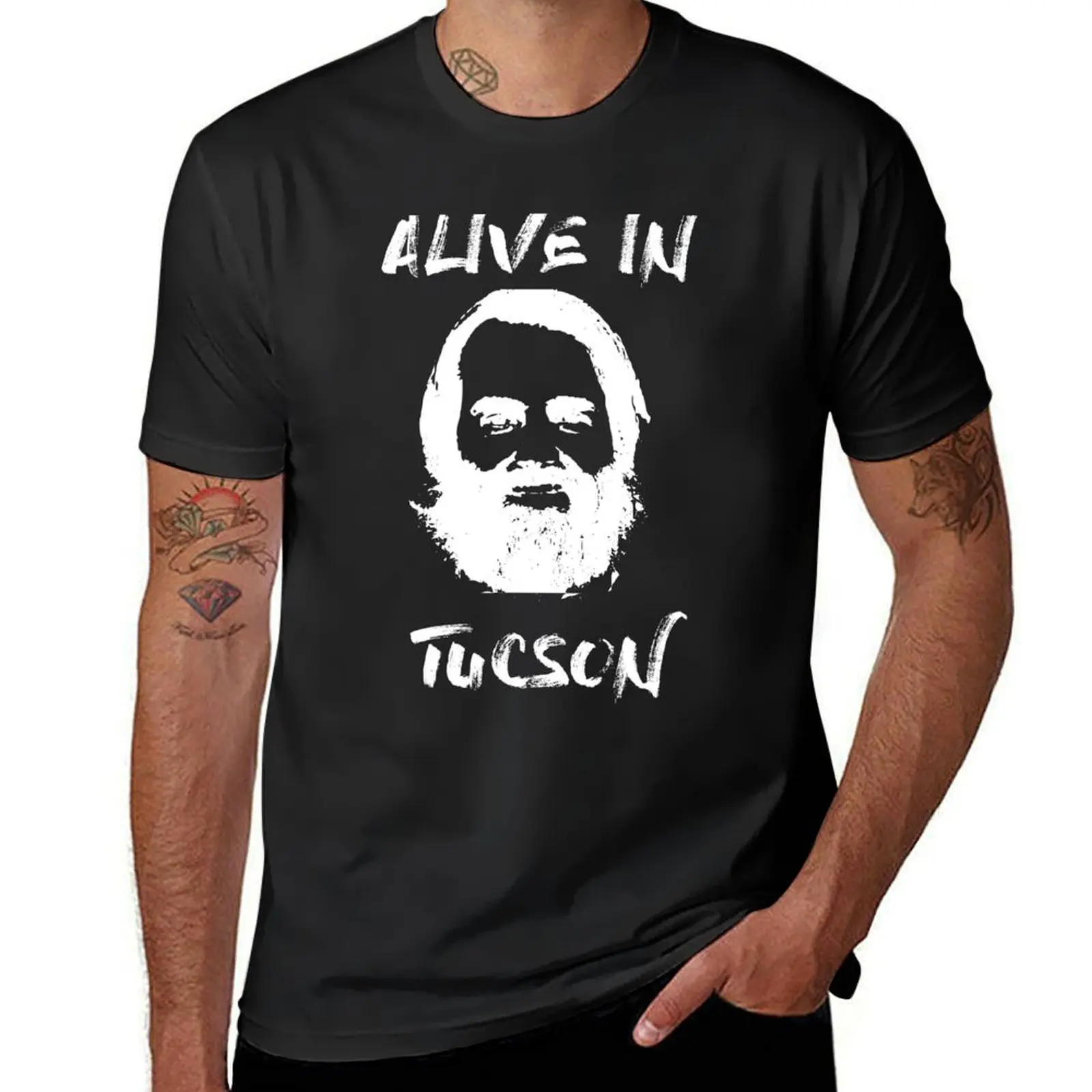 alive in tucson T-Shirt new edition plus sizes Aesthetic clothing men clothes