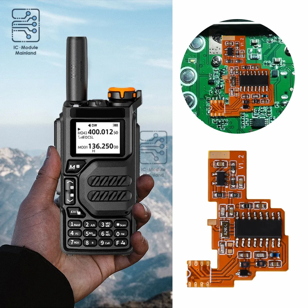 FPC Radio Module Walkie Talkie for Quan Sheng K5/K6 Modified Chip Audio Amplifier to solve SSB Volume Extremely Low