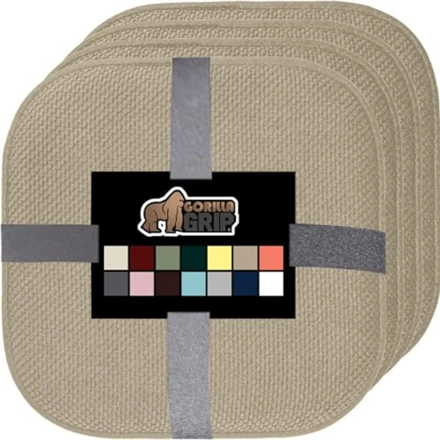 

Нескользящие подушки для стула без завязок, подушечки из пены с эффектом памяти для столовой, кухонного стола, офиса, кресла-качалки, плюшевое сиденье