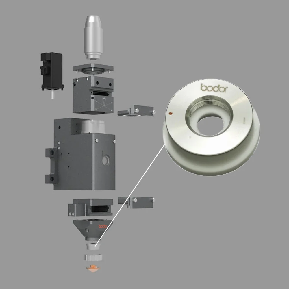 Bodor Original Ceramic Body Ceramic Ring D28 M11 D31 M14 D20.6 M8 D32 M14 Laser Nozzle Holder for Bodor Fiber Laser Cutting Head