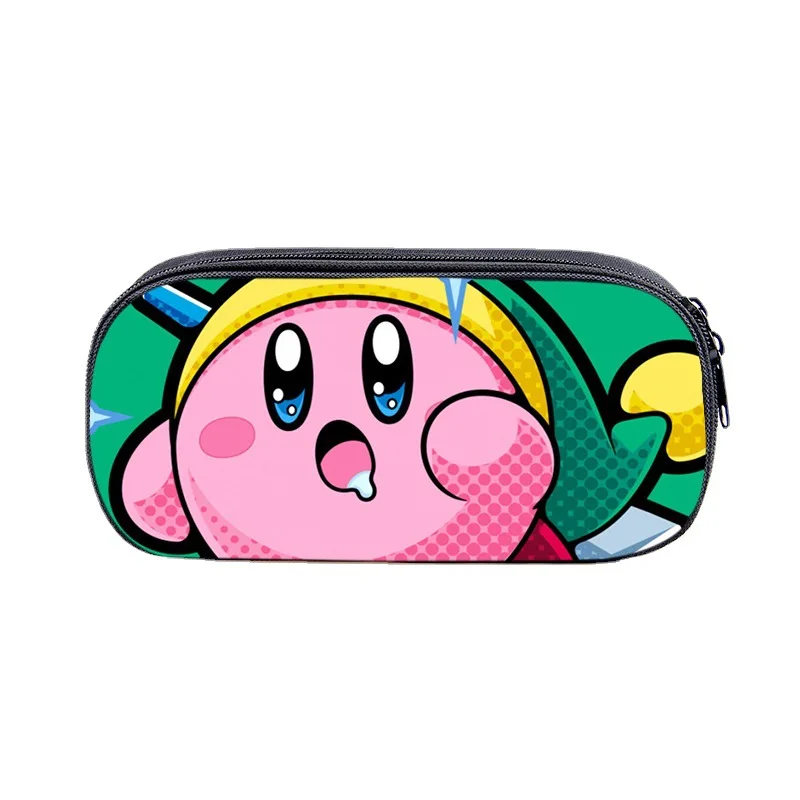 Trousse à crayons de grande capacité avec figurine d\'anime, sac à stylos étoile, poudres, étudiant, école, cadeau pour enfants, Kirby, Kawaii, 40