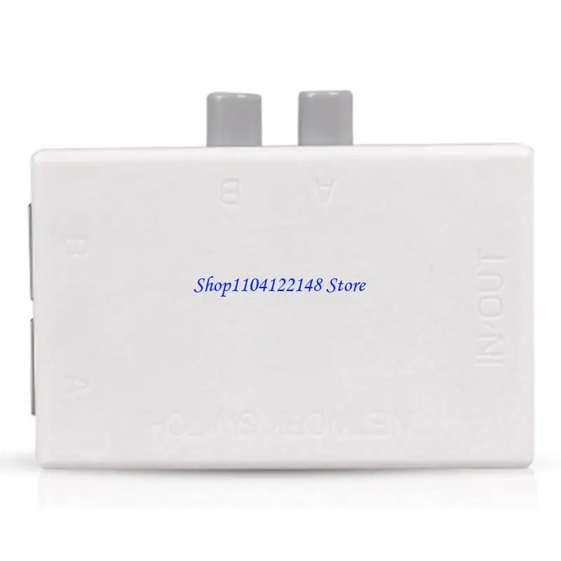P9FA RJ45 Splitter Selector Switches 2 Ports Networks Switches Splitter Selector Hub