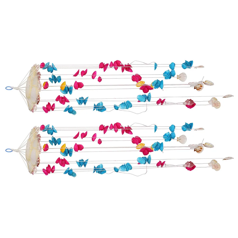 

1Set Seashell Wind Chimes Shell Material Home Garden Decor No Chemical Smell Perfect Gift Friends Family Enchanting Sound